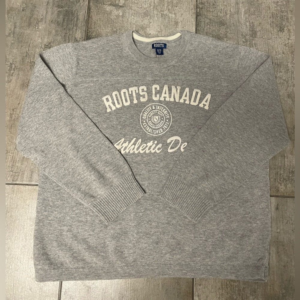 Roots Gray Men's Sweater